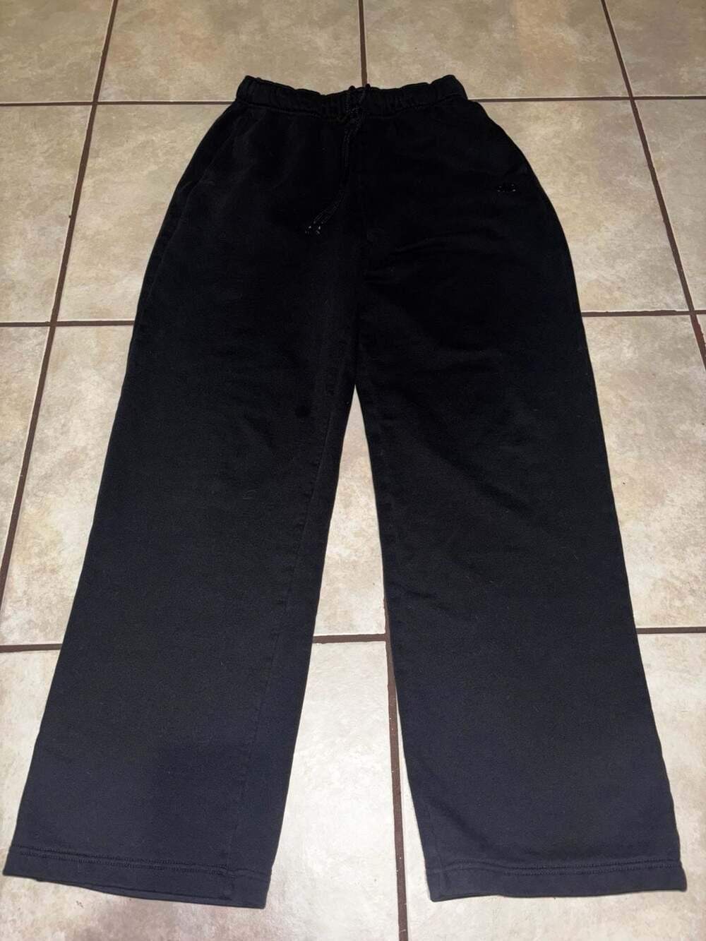 Alo Accolade Straight Leg Sweatpant Size M Black - Picture 2 of 7